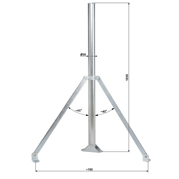 Zoom image of Tak/Mark stativ för Antenn/Parabol