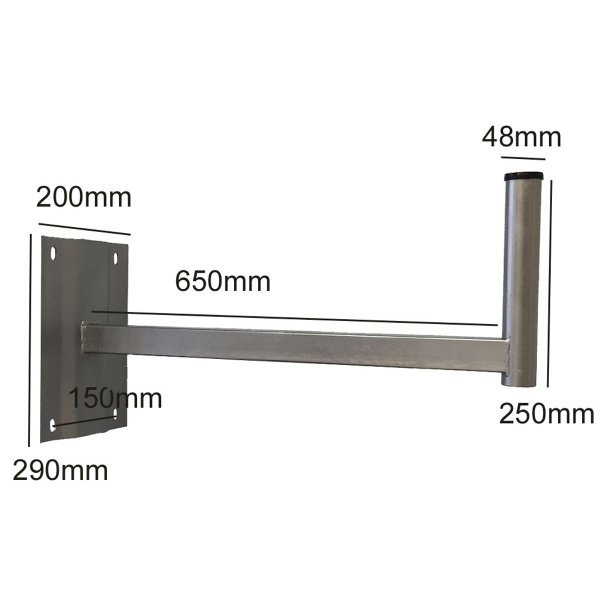 Zoom image of Väggfäste Extra Kraftig – Bygger Ut 35 / 45 / 65 cm