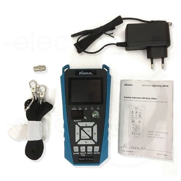 Zoom bild av Xsarius Satmeter HD Easy Pro Ultra – Professionell DVB-S2/S2X satellitmätare