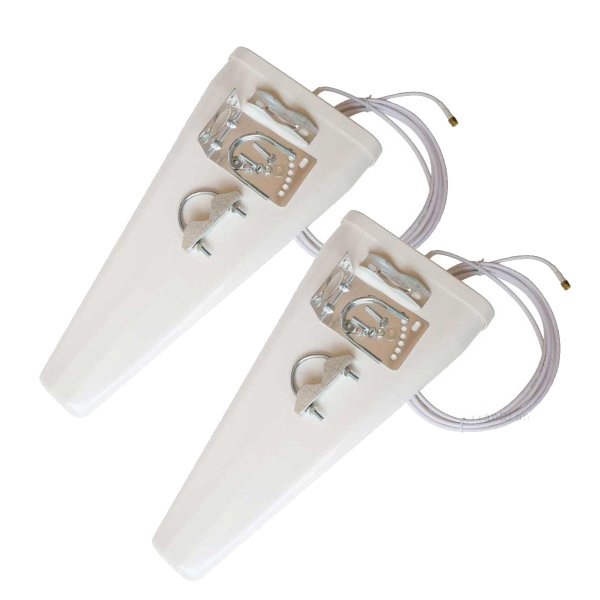 Zoom bild av Dubbla 5G/4G Riktantenner 16 dBi med 5 m SMA-kabel – För starkare signal och högre hastighet