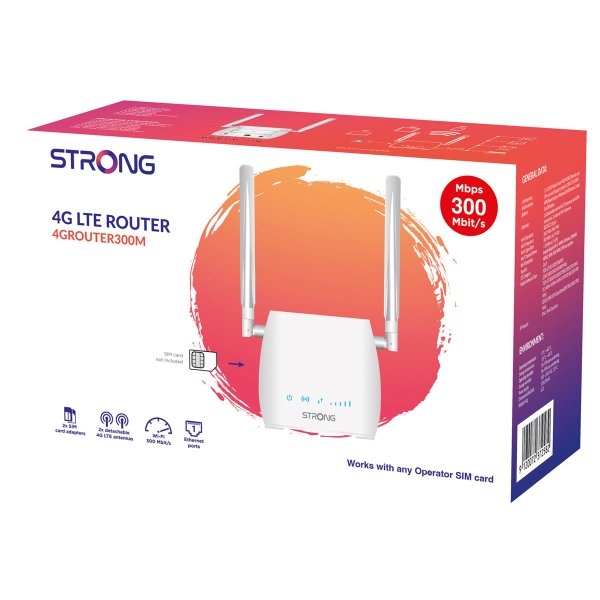 Zoom bild av STRONG 4G LTE router modem 300Mbps