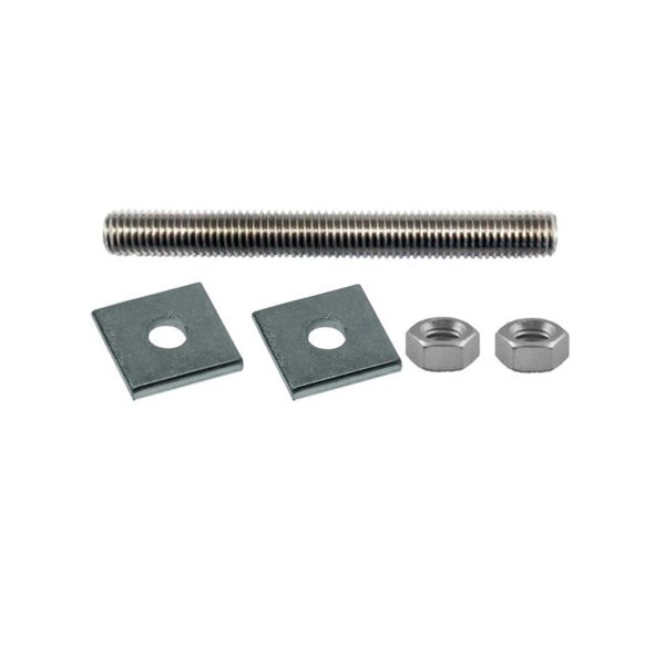 Zoom bild av Helgängad stång M12 med muttrar och brickor – Blankförzinkad