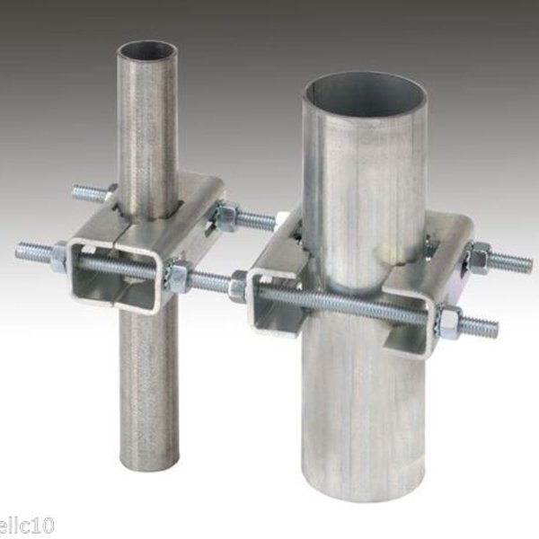 Zoom bild av Dubbel Mastklammer 20–60 mm – Galvaniserad