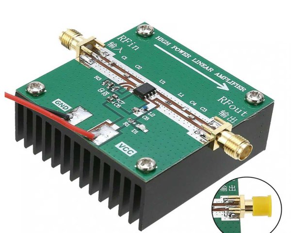 Zoom bild av 5G-/4G-/3G/GPS/WiFi Antennförstärkare 400–3800 MHz – Kraftfull bredbandsförstärkare med SMA-anslutning