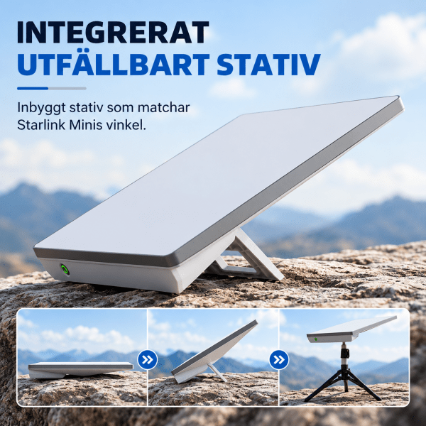 Zoom image of XTAR X6 Battery Power Base and Foldable Stand for Starlink Mini – Batteries Not Included