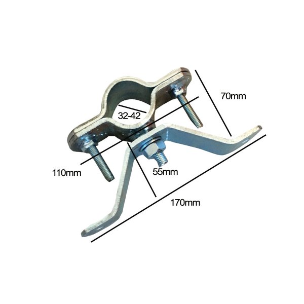 Zoom image of Rörklammer vridbar 32–42 mm