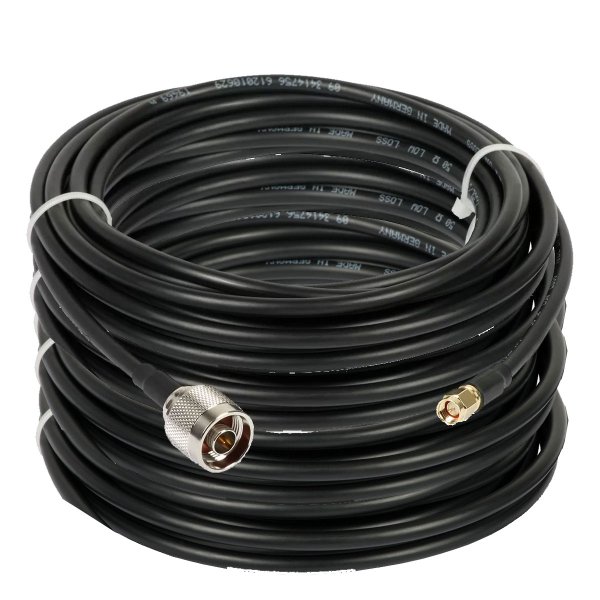 Zoom image of N Male to SMA Male Antenna Cable – Low Loss 50 Ω | 5–50 Metres LMR200