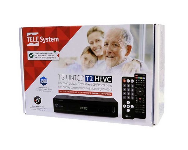 Zoom image of Tele System TS UNICO T2 HEVC för marksänd TV