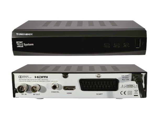 Zoom image of Tele System TS UNICO T2 HEVC för marksänd TV