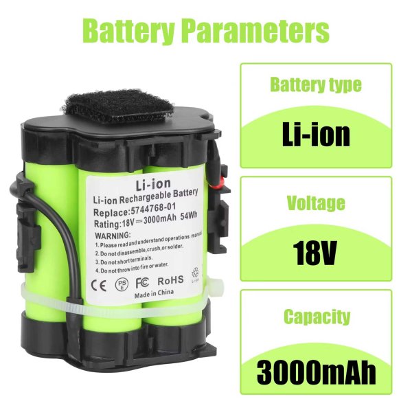 Zoom bild av Batteri typ Husqvarna Automower/Gardena Kapacitet: 3000mAh