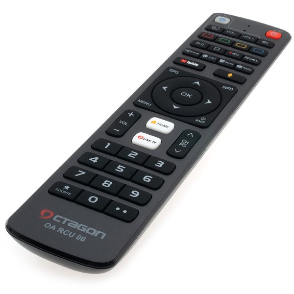 Zoom bild av Octagon SPIRIT V2 4K UHD Android TV IPTV Box med HDR10+, WiFi & Bluetooth