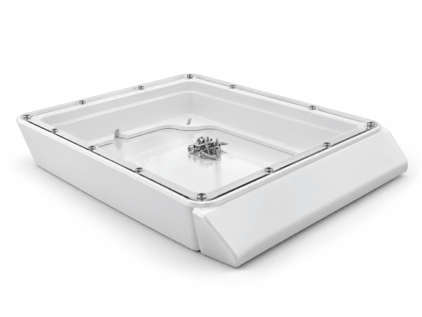 Zoom bild av Starlink Mini Flat Mount med plexiglas och vindavvisare | Vit