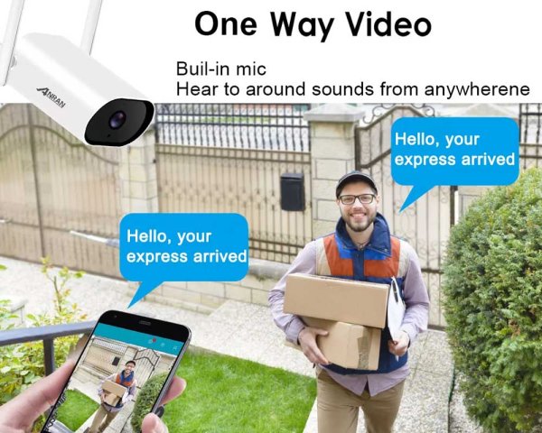 Zoom bild av Övervakningssystem kit inkl 4 kameror och skärm