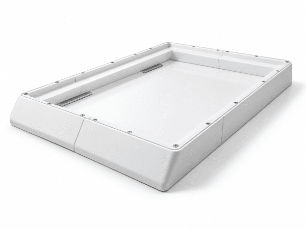 Zoom bild av Starlink Standard Flat Mount med plexiglas – aerodynamiskt takfäste | Vit