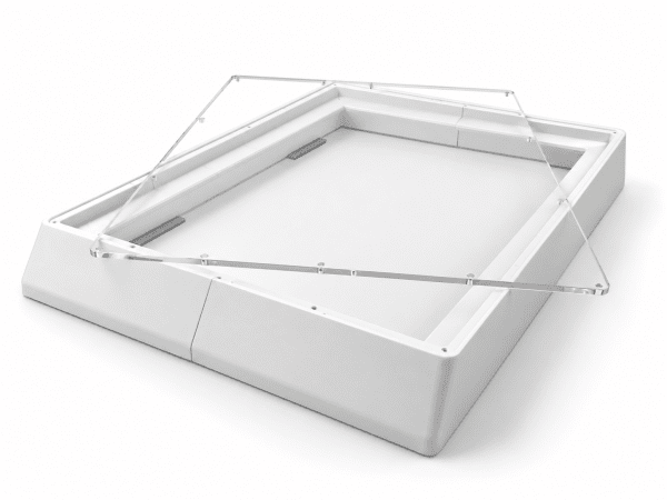 Zoom bild av Starlink Standard Flat Mount med plexiglas – aerodynamiskt takfäste | Vit