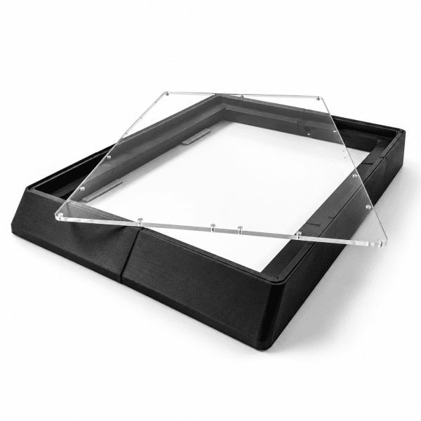 Zoom bild av Starlink Standard Flat Mount med plexiglas – aerodynamiskt takfäste | Svart