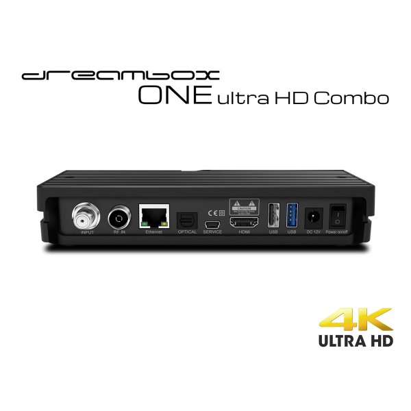 Zoom bild av Dreambox One Combo 4K UHD Satellit- och Kabelmottagare Linux Enigma2