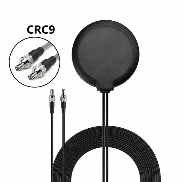 Zoom bild av Magnetfotsantenn 4G/5G MIMO 8 dBi – 2× TS9 / SMA / CRC9