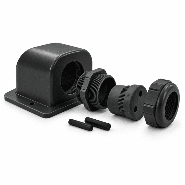 Zoom image of Starlink Roof Cable Entry for Power and Network Cables | Black