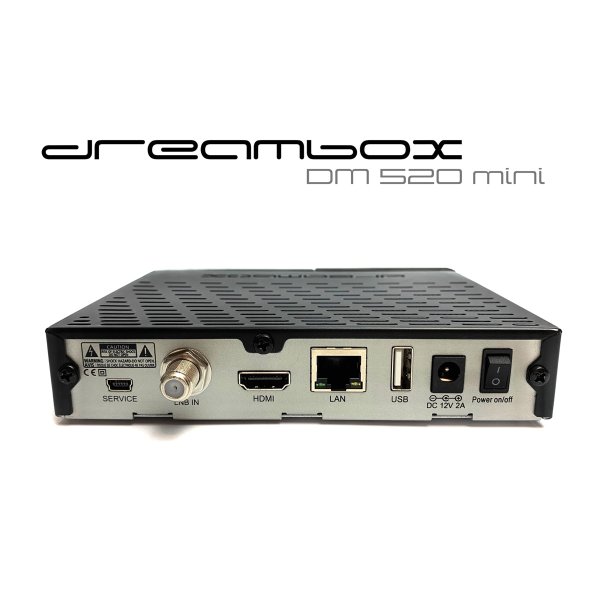 Zoom bild av Dreambox DM520 Mini HD DVB-S2 Mottagare Linux Enigma2 H.265