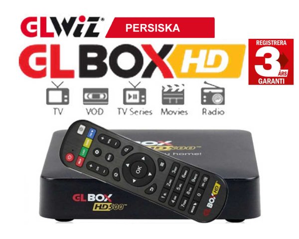 Zoom bild av GLWiz Persiska Box HD500 – TV utan månadsavgifter