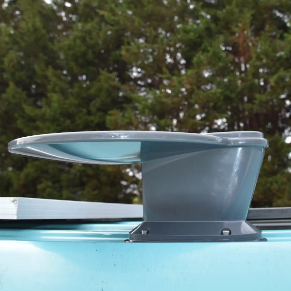 Zoom bild av Gazelle Pro TV/FM Husbilsantenn 12/24V – Rundstrålande antenn för TV & radio med 0–18 dB förstärkning