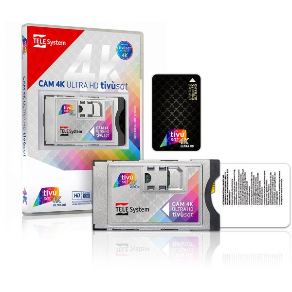 Zoom bild av Tivùsat CAM 4K Ultra HD Programpaket – Kort & CI+ Modul