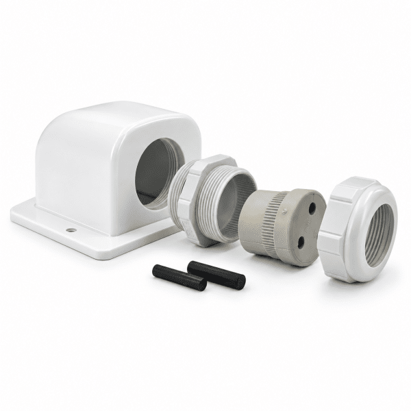 Zoom image of Starlink Roof Cable Entry – Starlink Mini and Standard | White