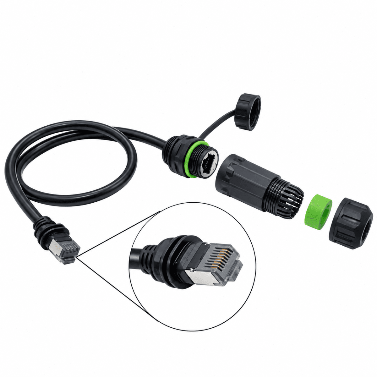 Starlink Gen 3/Mini Ethernet Adapter 1 m | IP68 RJ45