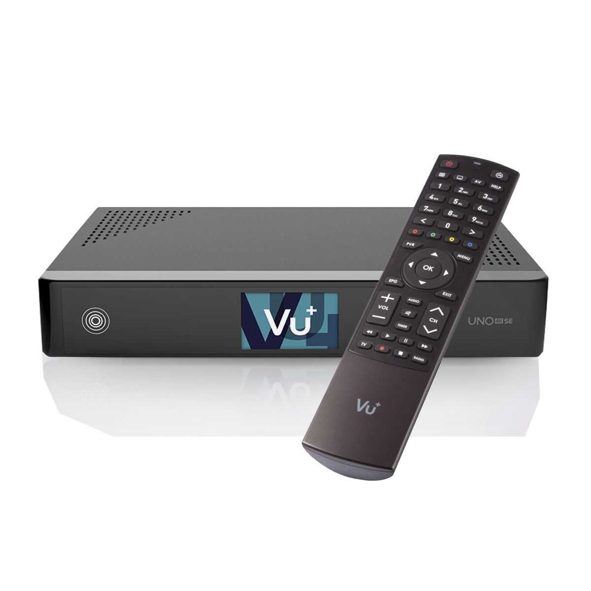 Décodeur Satellite VU+ Uno 4K SE - Tuner DVB-S2 Twin, Disque Dur 1To, Récepteur UHD 2160p Linux